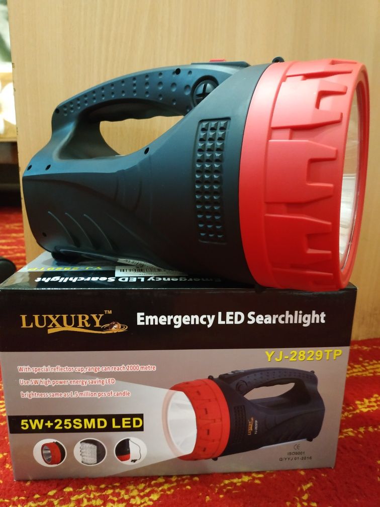 Ліхтарик 5w+25SMD LED Emergency LED Searchight
