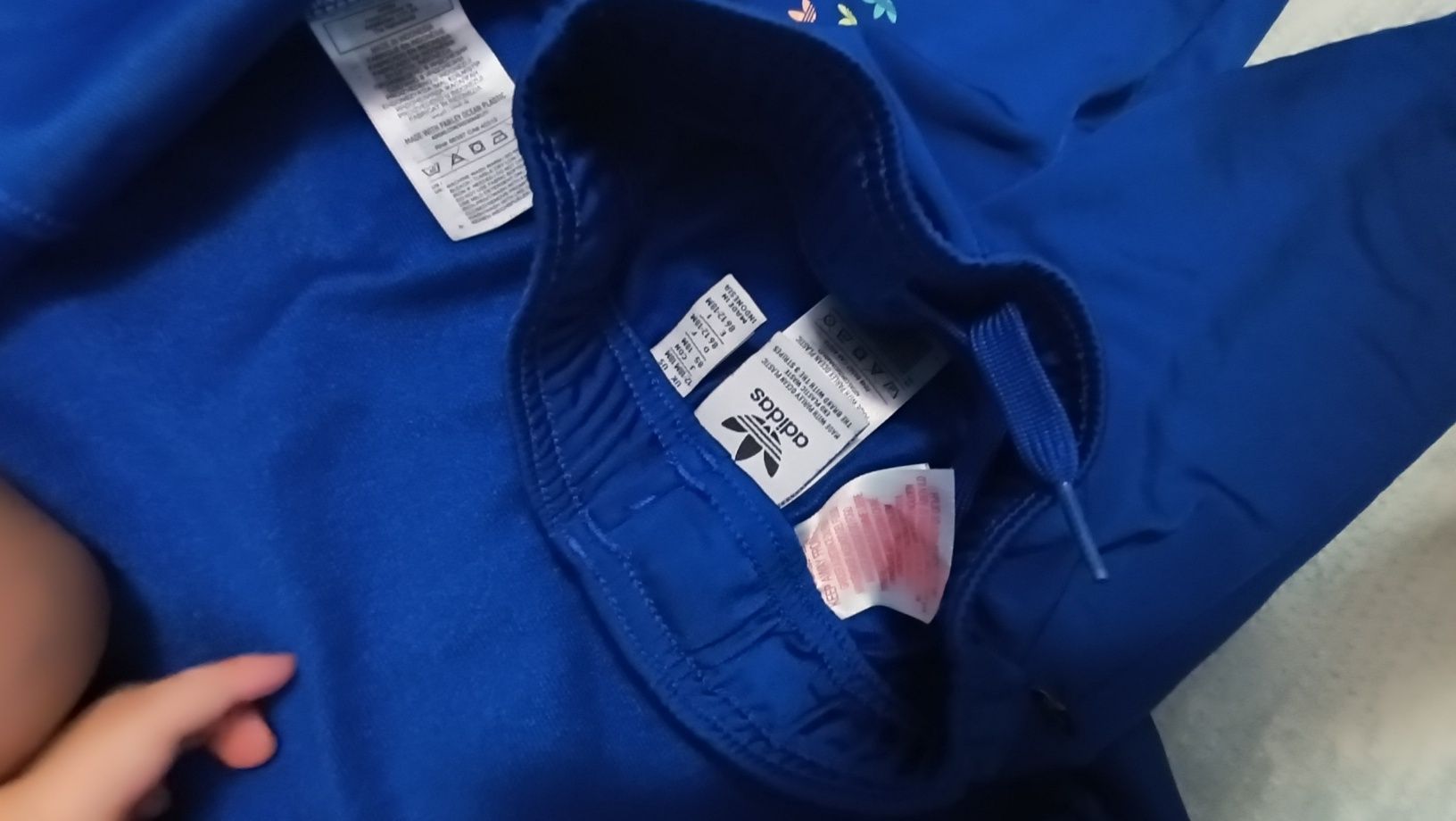 Dres adidas niebieski rozmiar 86