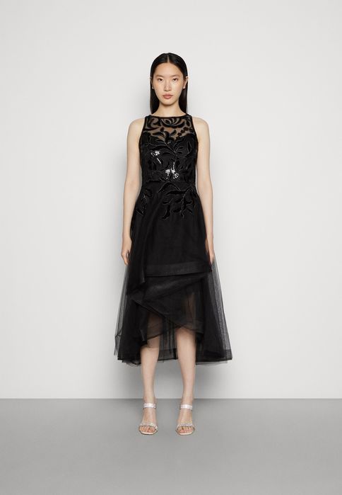 Sukienka koktajlowa z tiulem Adrianna Papell 38