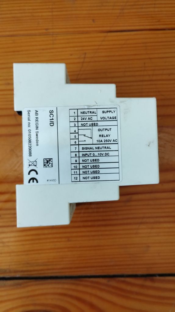 Преобразователь сигнала Regin Systemair SC1/D THRESHOLD MODULE 1 STEP