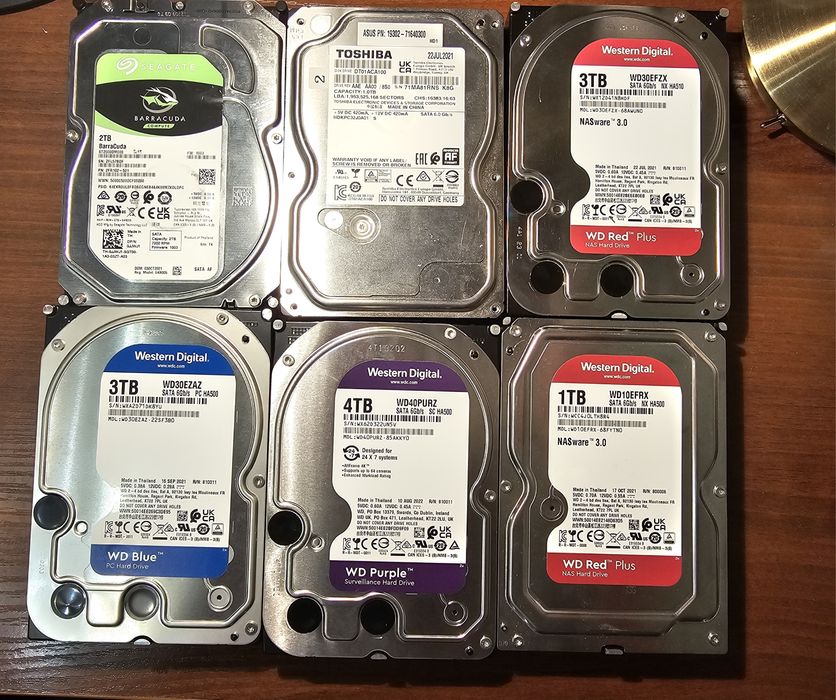 Жорсткі диски, неробочі, ціна в описі