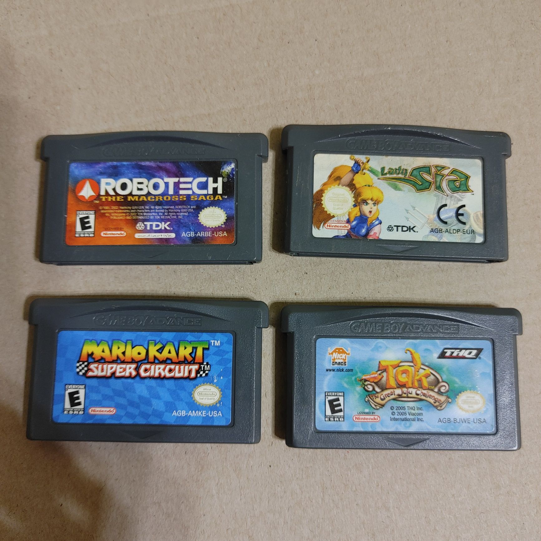 Картриджи игры игра Nintendo game boy advanced NINTENDO GBA ЛОТ