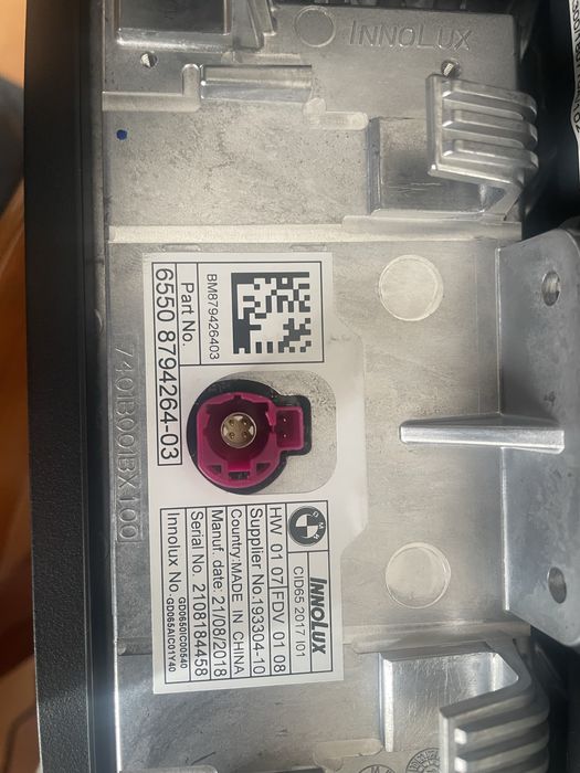 Display bmw original evo F36 F45 F32 F22 i3