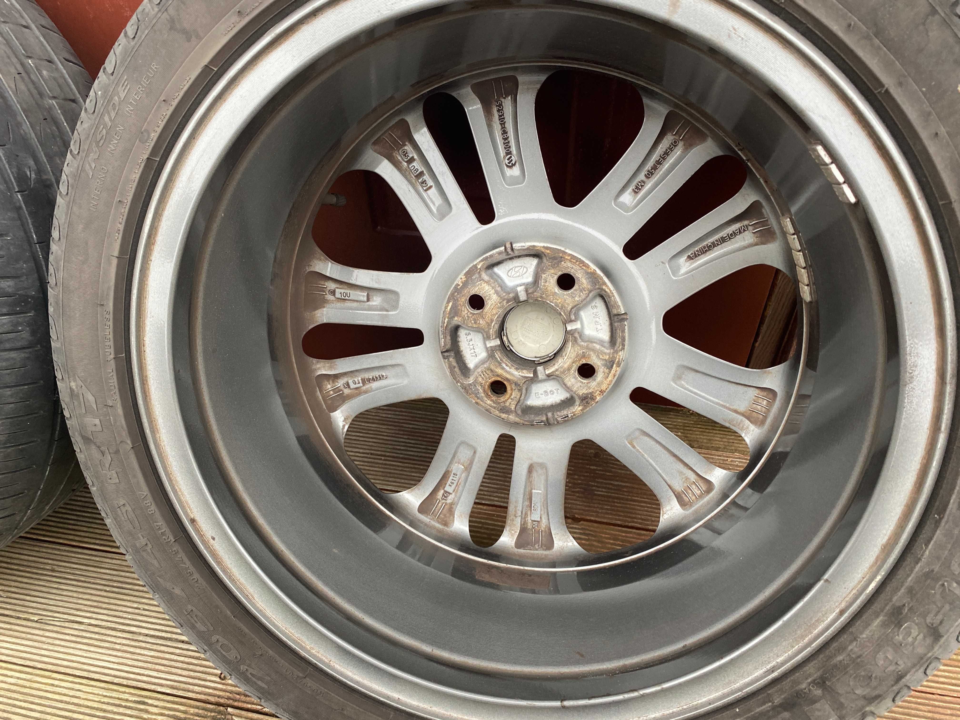 Alufelgi 17'' OE Hyundai 4x100/50ET/6,5''/54,1