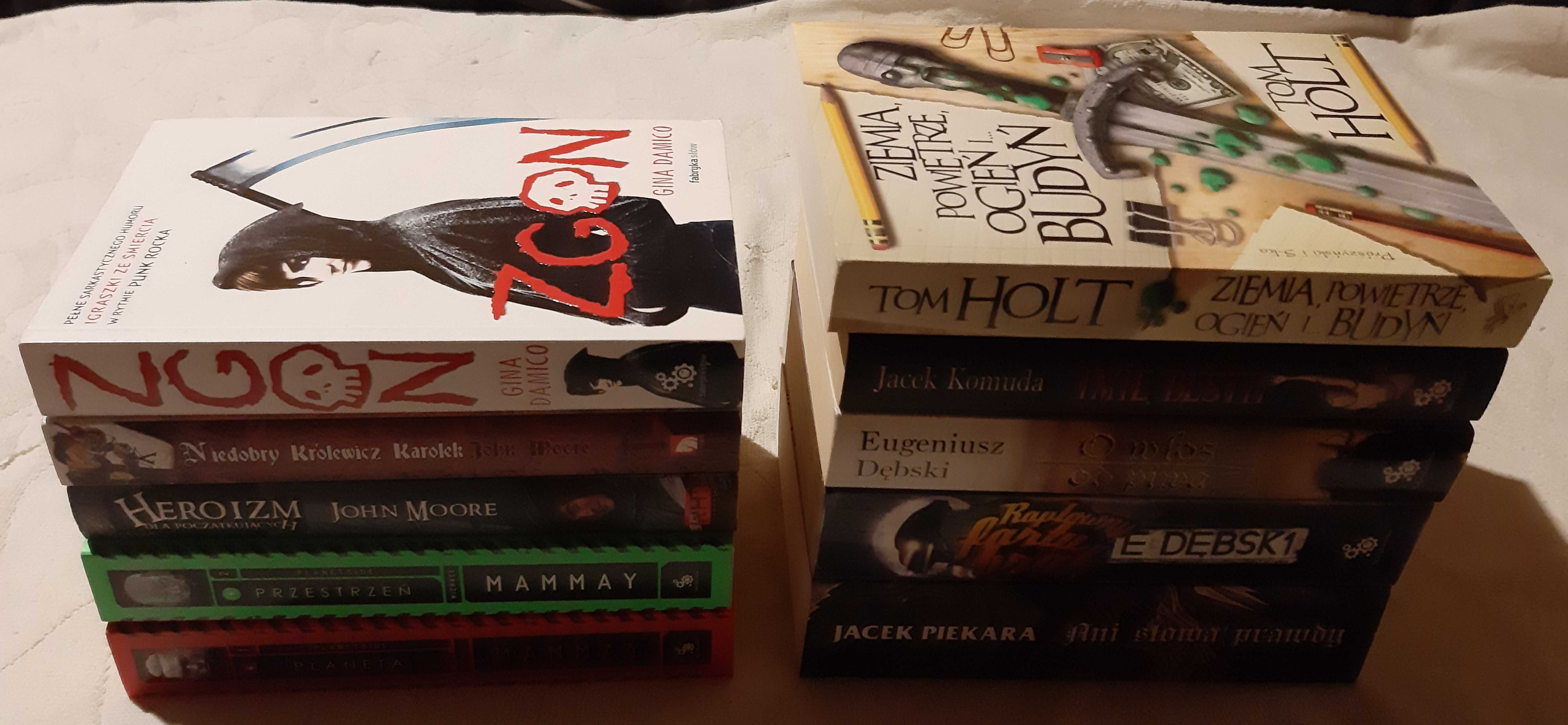 Książki Fantastyka x10: Zgon + Imię bestii + O włos od piwa i inne...