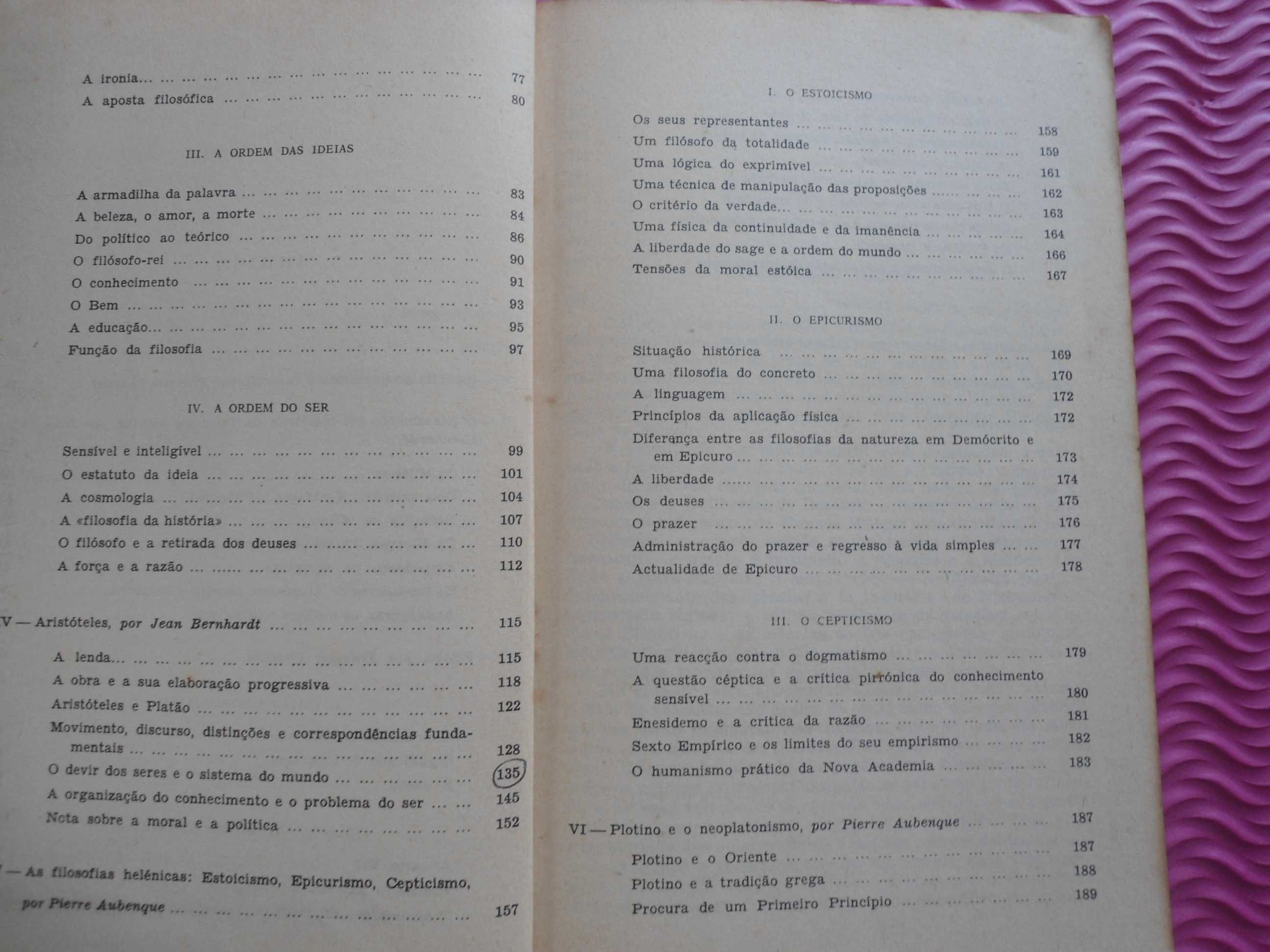 A Filosofia Pagã do sec.VI ac ao séc. III dc - P Aubenque e outros