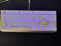 Klawiatura spc gear gk630k onyx white kailh blue