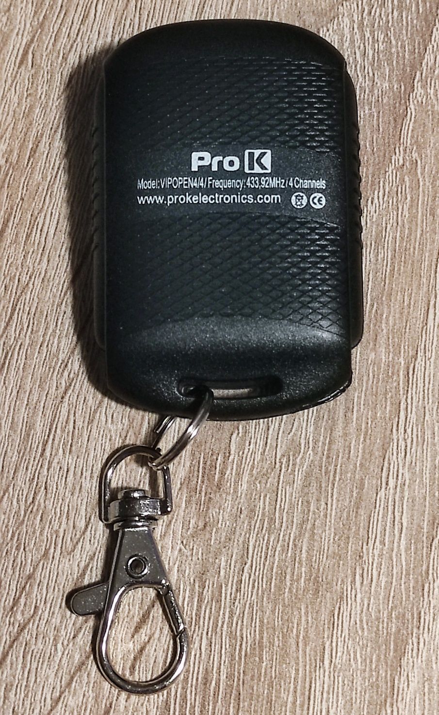 PRO K Comando de Garagem Universal 4 CANAIS 433MHZ