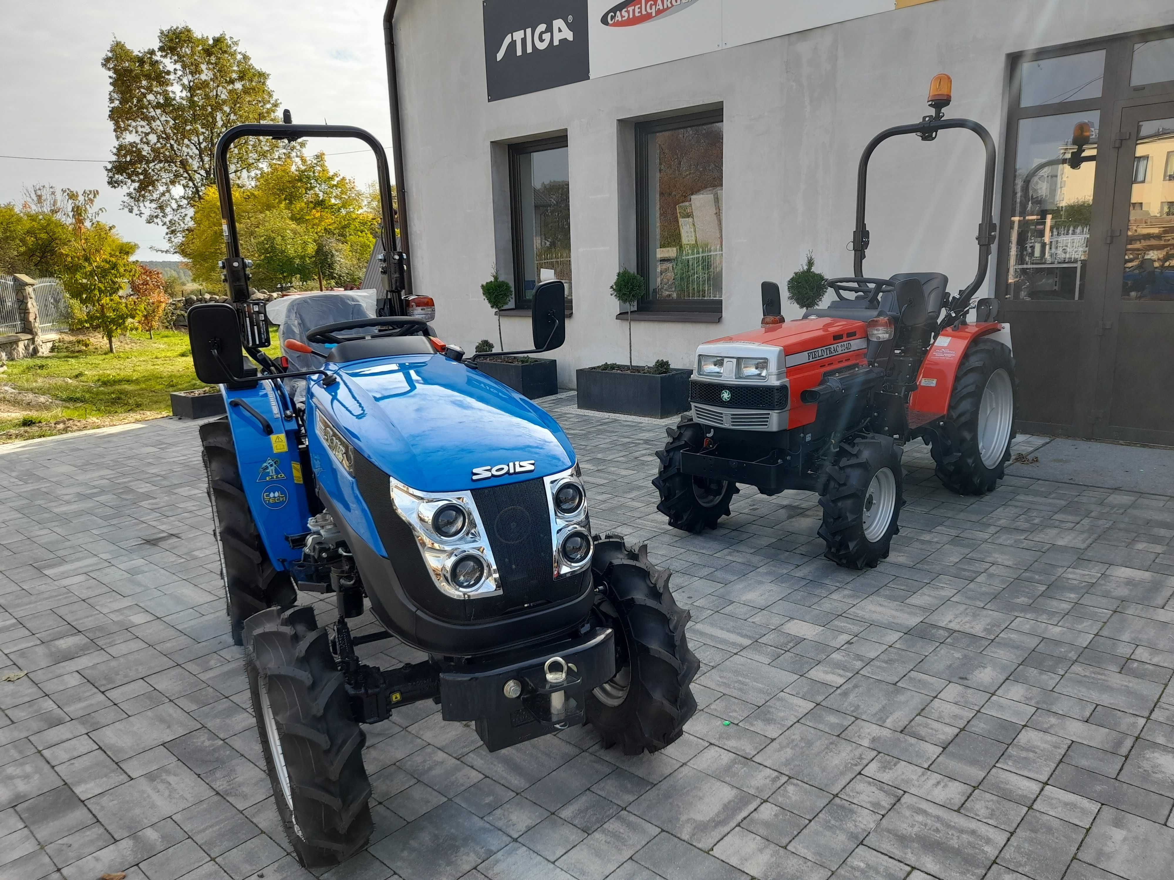 NOWY mini traktorek sadowniczy ogrodniczy Solis 16 18,5 KM TRAK-GARDEN