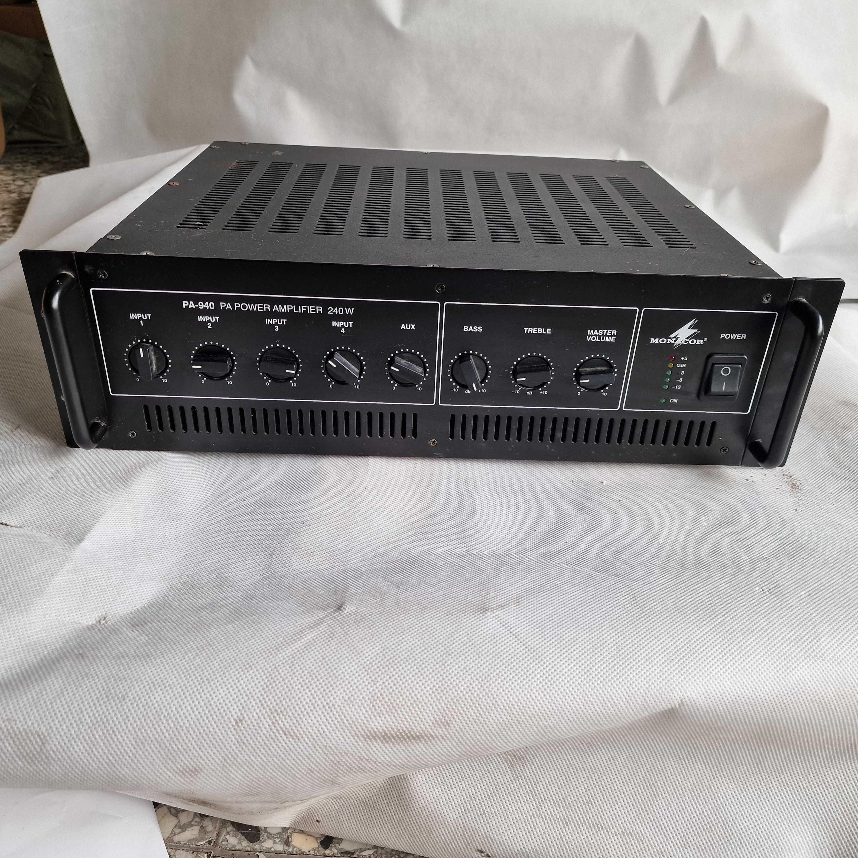 Wzmacniacz Monacor PA-900 ELA RMS 120 W