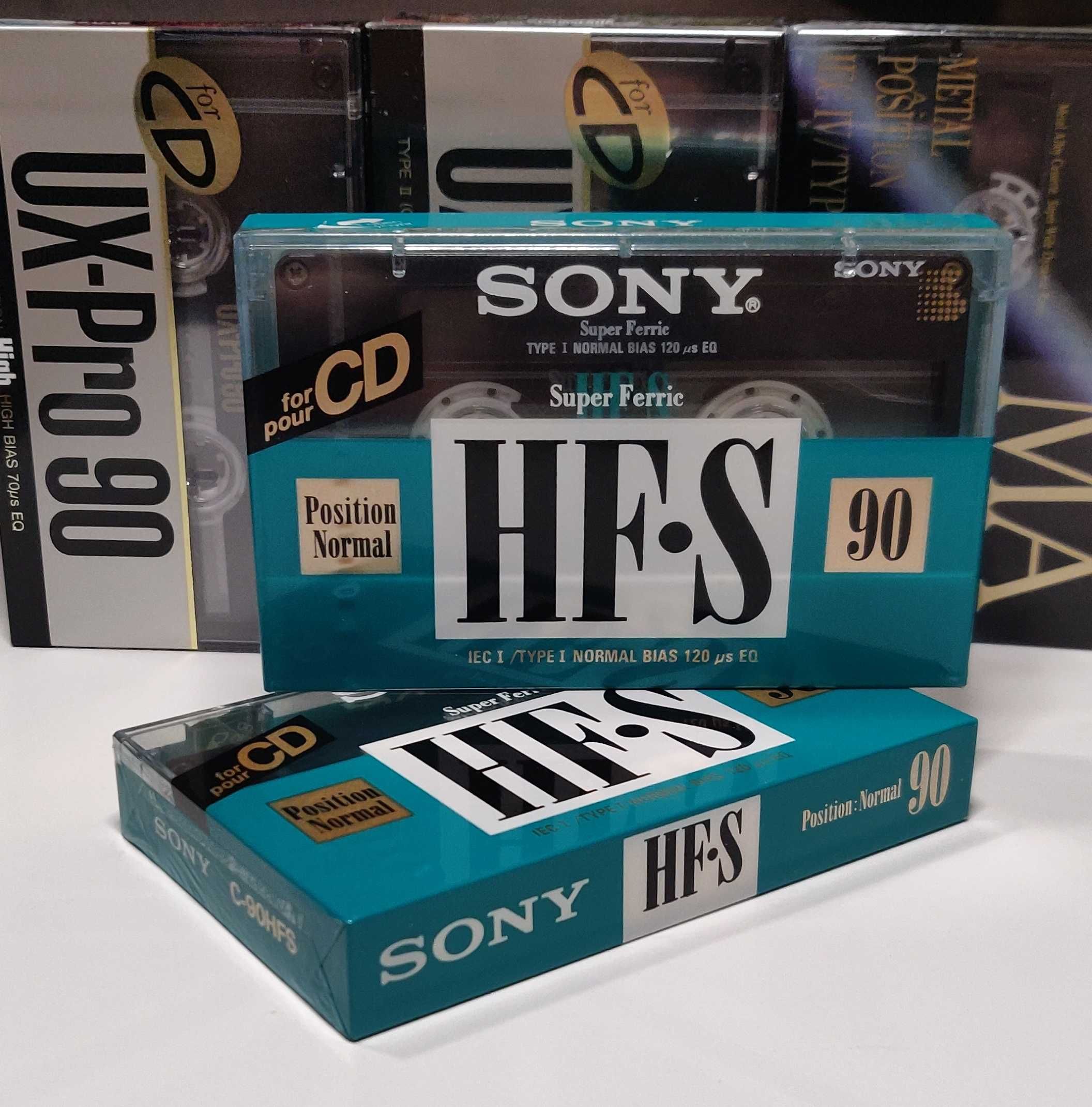 SONY HF-S 90 [1992 EUR] _новая аудио кассета в запечатанной упаковке