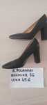 Buty damskie R. Polański, czarne skórzane, rozmiar 36