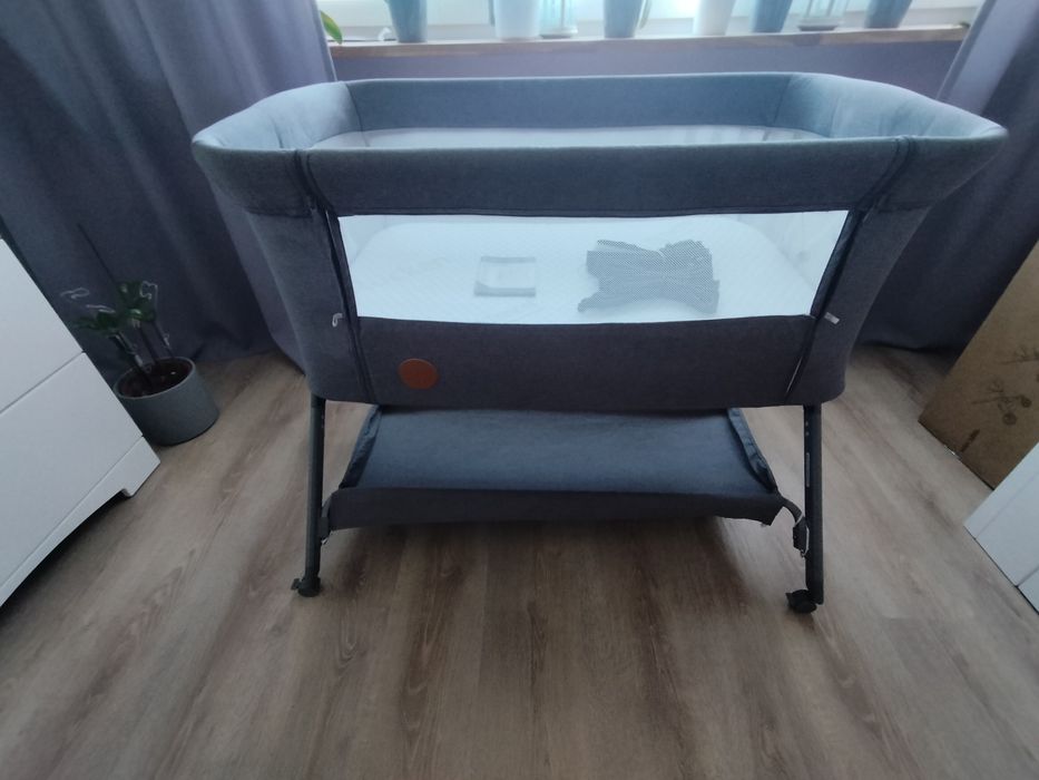Sprzedam łóżeczko/dostawkę Lionelo Leonia Plus Grey Stone 3w1