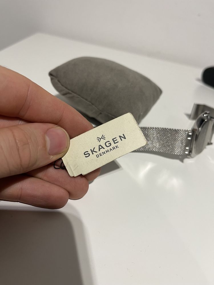 Zegarek Skagen Holst na srebrnej bransolecie
