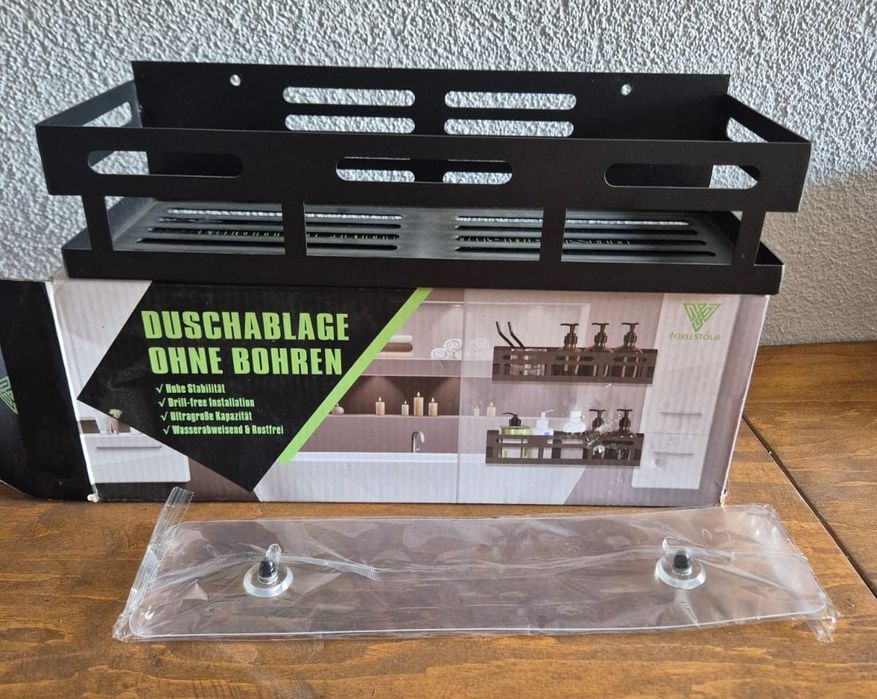 Półka prysznicowa do montażu bez wiercenia