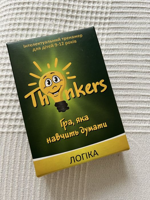 Настільна гра THINKERS. Логіка 9-12 років