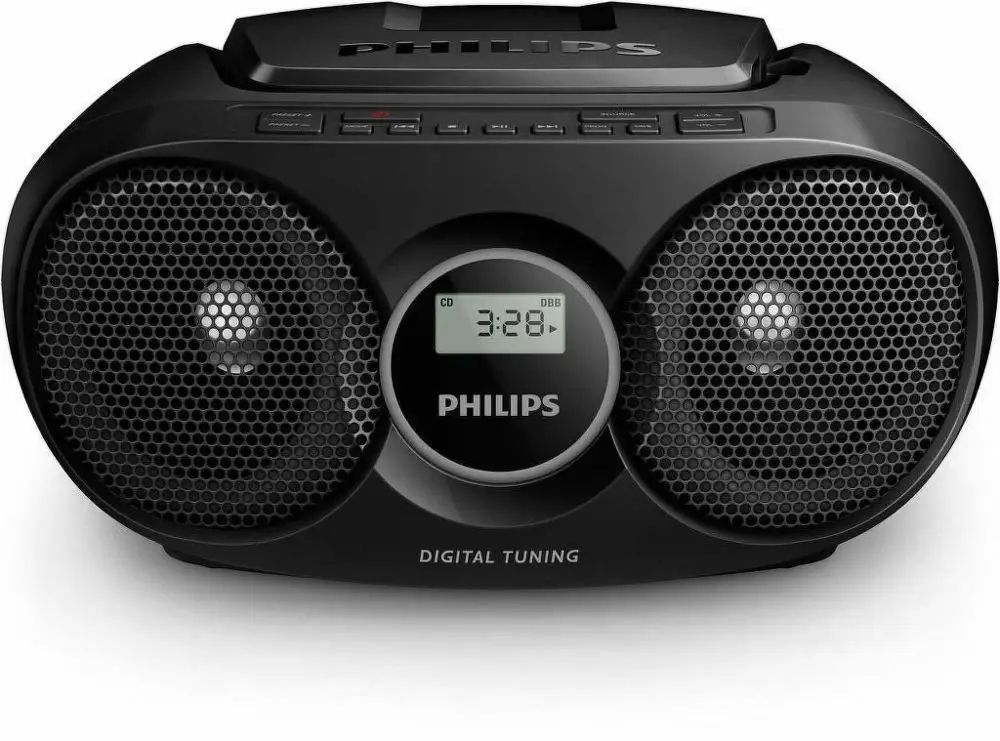 outlet radioodtwarzacz radio fm philips az 215b-cd czarny