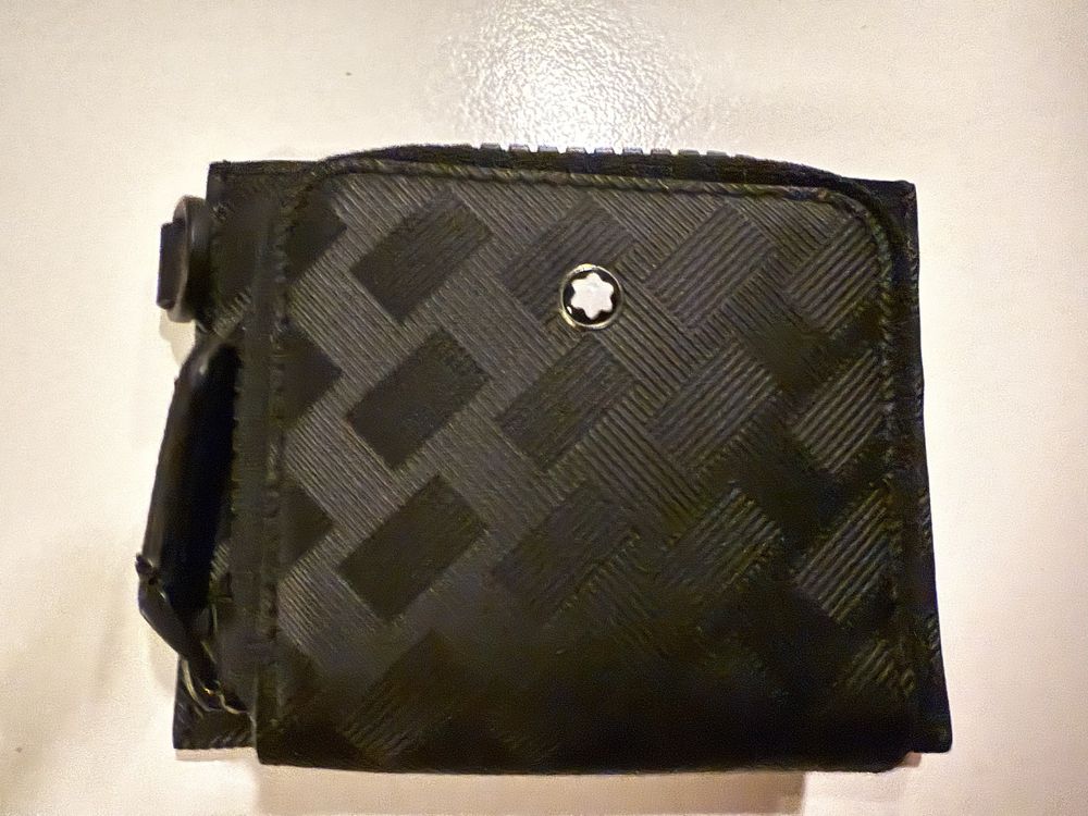 Carteira com porta moedas montblanc