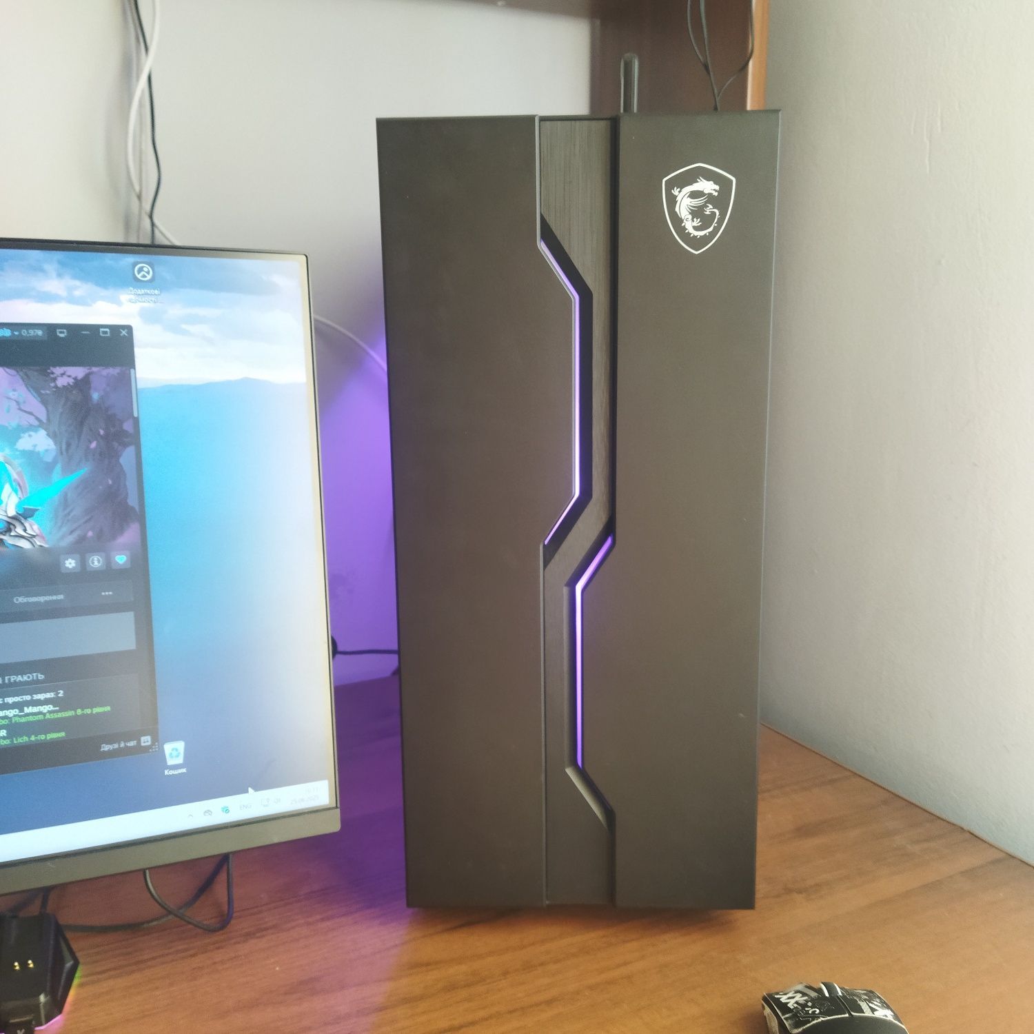 Ігровий пк ryzen 7 5700x/b550m/rtx 3060ti/ssd m2 1tb/ ddr4 32gb.
