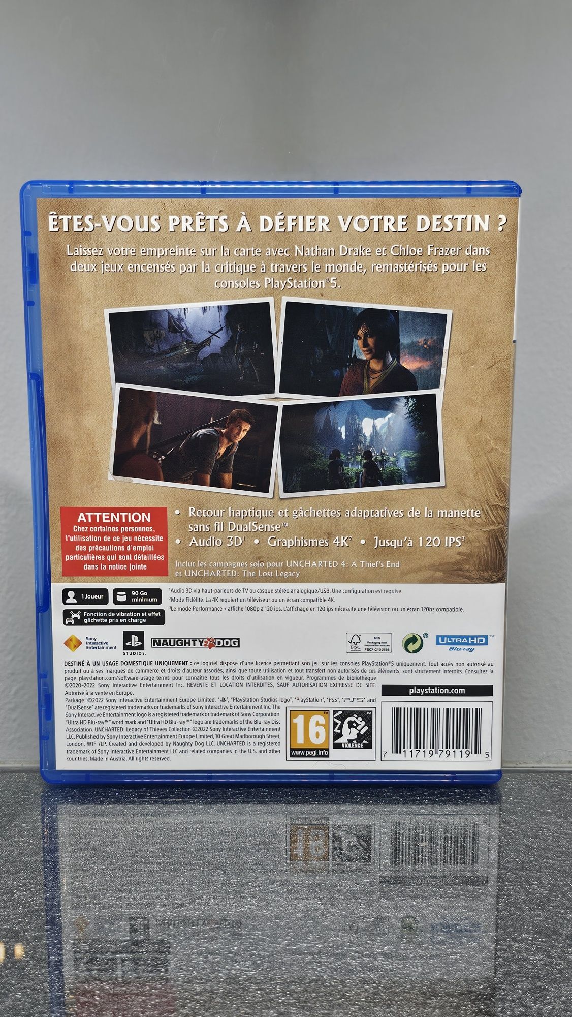 Uncharted Legacy of Thieves Collection Remastered PS5 PlayStation 5