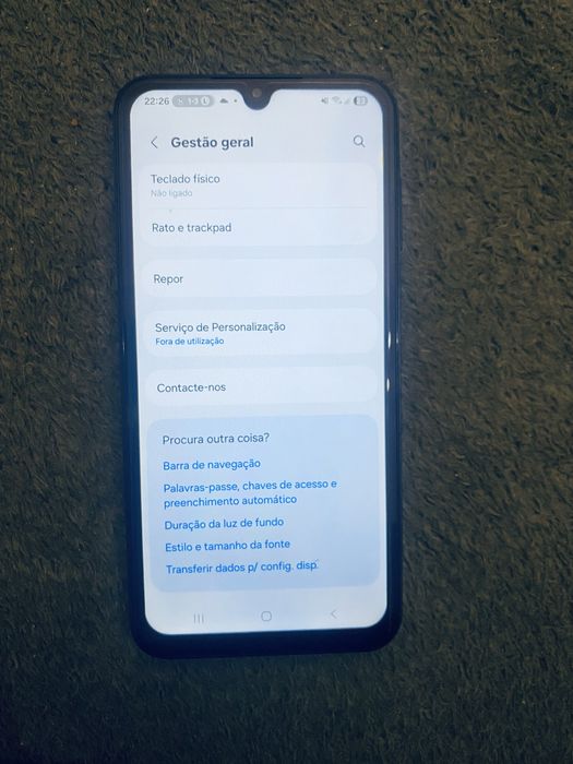 Samsung a15 mas usado mas sem problemas nenhuns