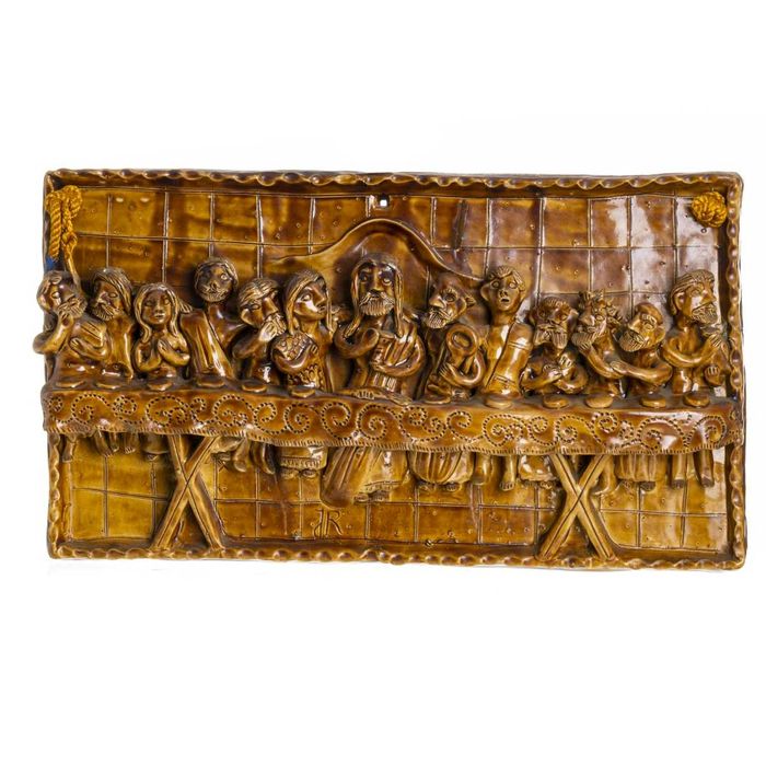 São José com Menino Jesus Salvador do Mundo - Rosa Ramalho