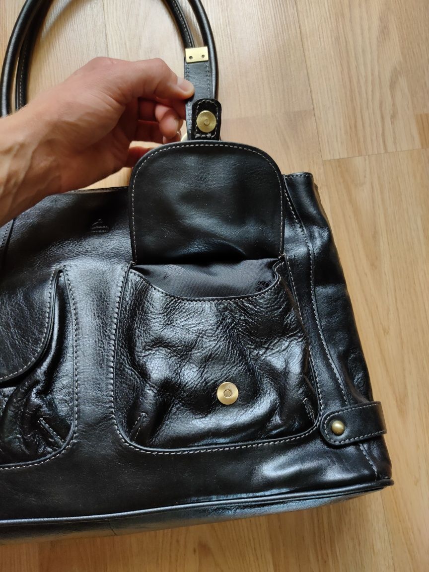 Кожаная сумка Domo женская сумка Fine Italian Leather шкіряна сумка