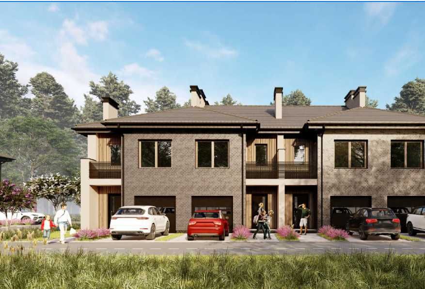 Таунхаус з гаражем та земельною ділянкою Рильського