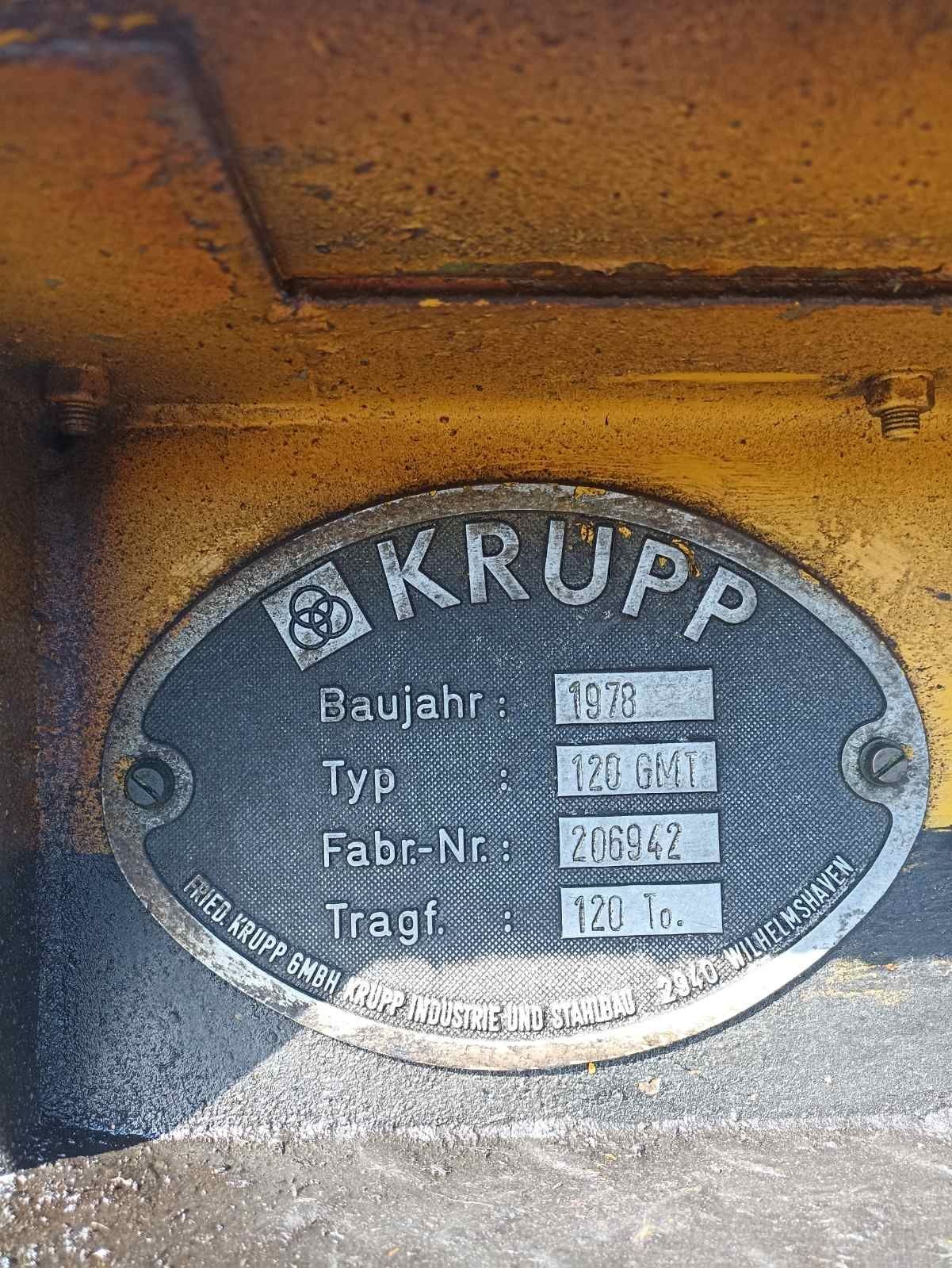Авто кран Круп (Krupp) 1978 рік в/п 120т