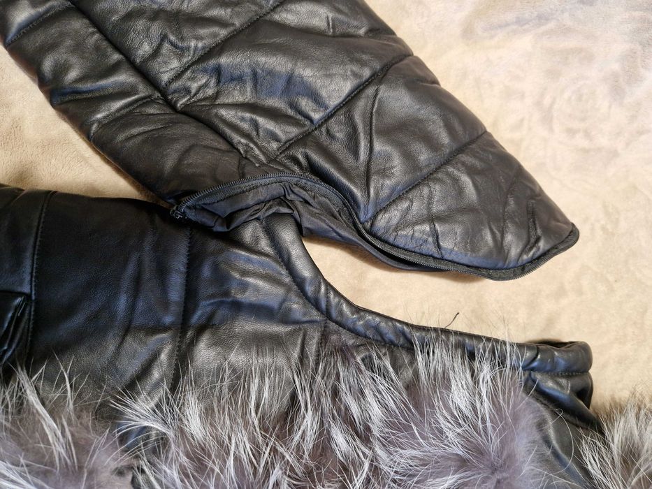 Kurtka zimowa skórzana