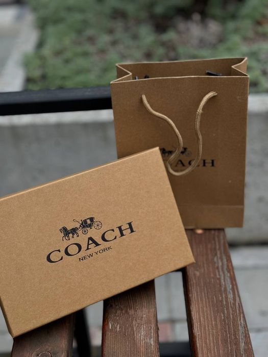 Подарунковий набір Ремінь + гаманець Coach