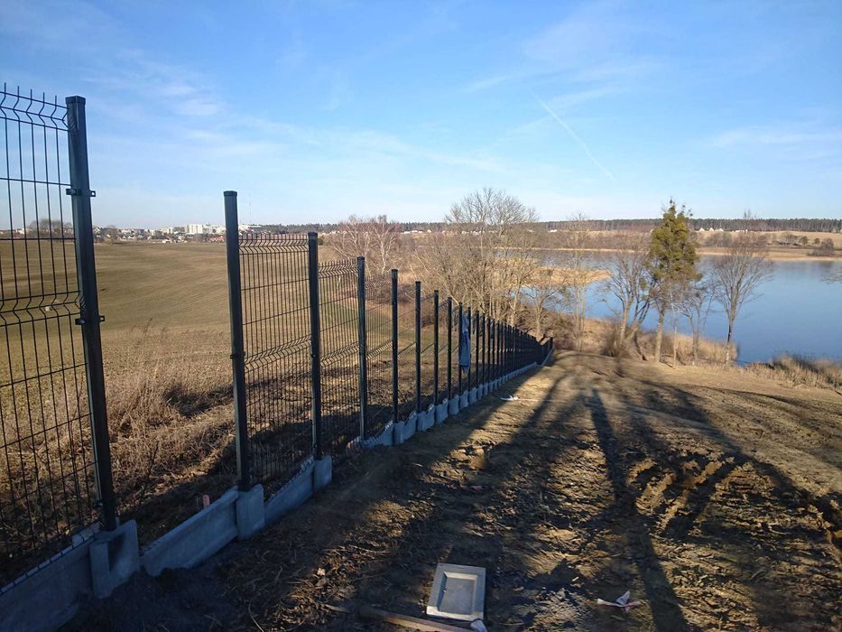 ogrodzenia ogrodzenie panelowe panele słupki brama furtka płot palety