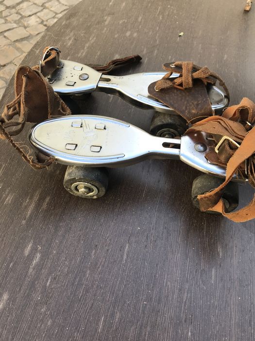 Par de patins vintage Oshby
