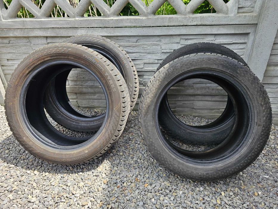 komplet opon zimowych 4szt; 2szt nówki 24/24r.; 225/50/17 XL; Nokian
