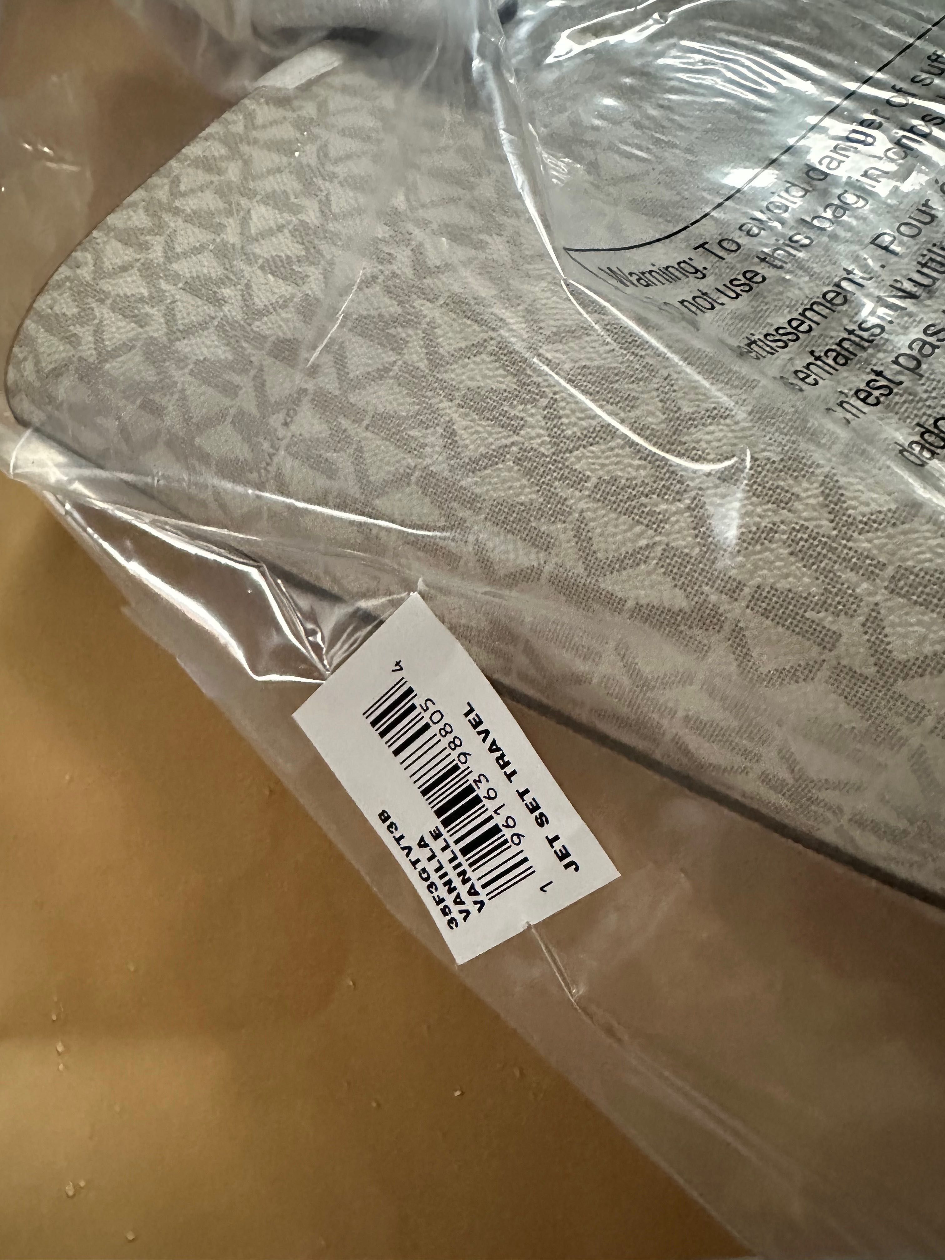 Torebka Michael Kors Shopper Jet Set Medium z Logo Beżowa