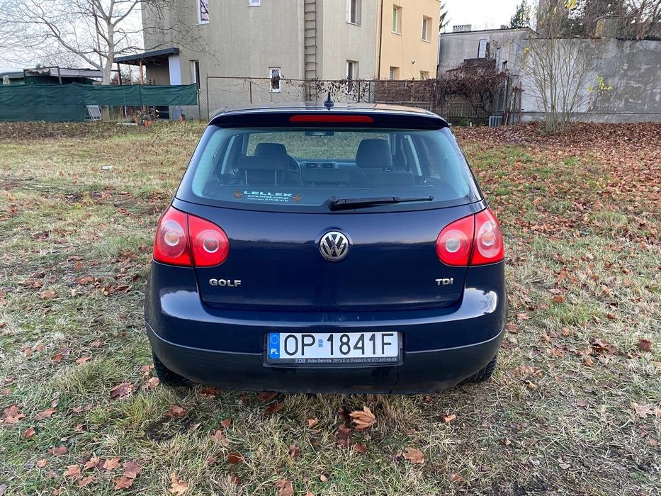 Volkswagen Golf V 2007rok 1.9 TDI Polski salon, 1-wł od nowości!