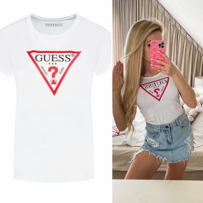 Koszulka t-shirt Guess biała XS