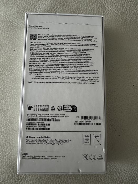 IPhone 16 pro max 512gb