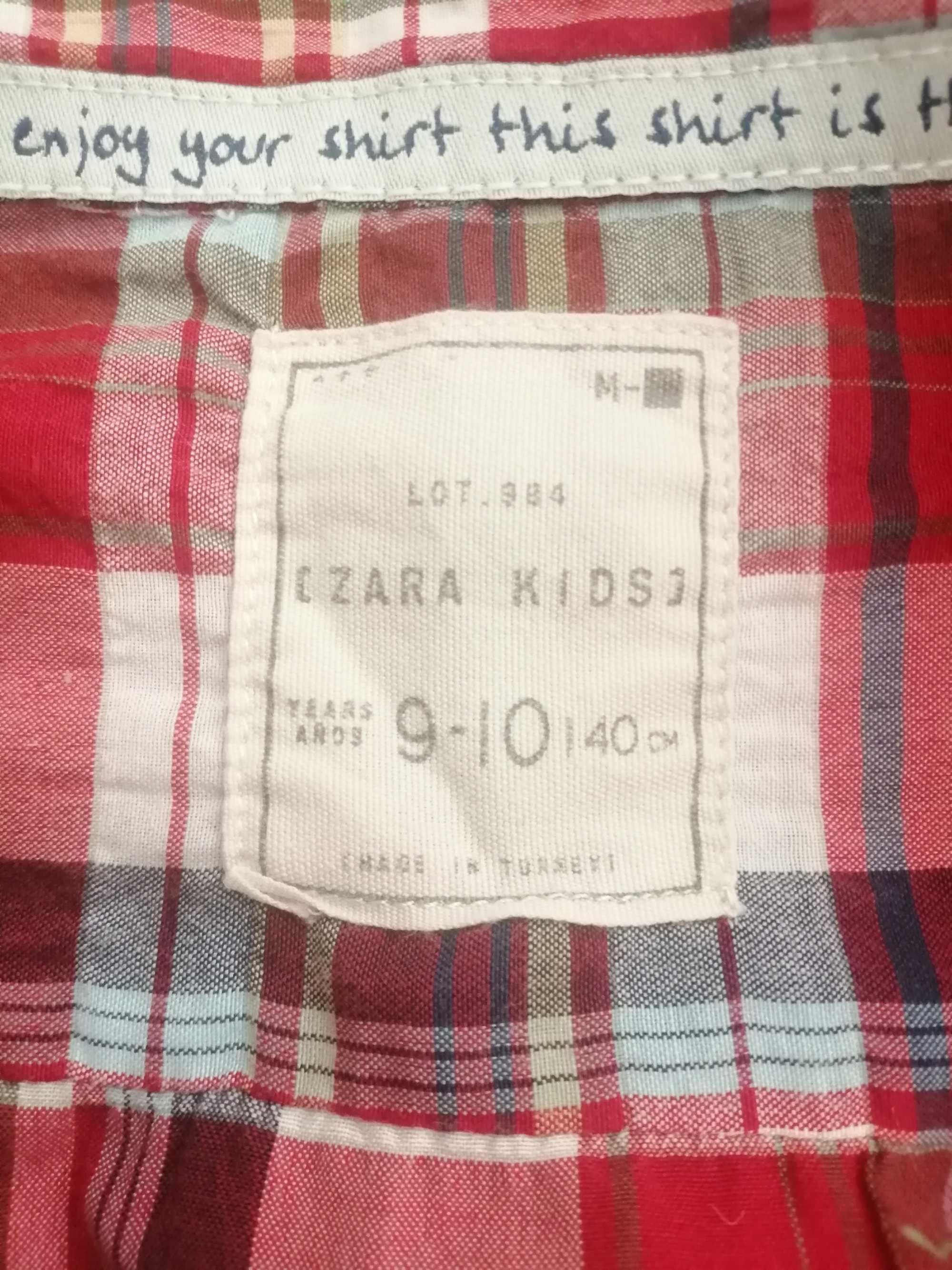 Camisa xadrez rapaz (9-10 anos)