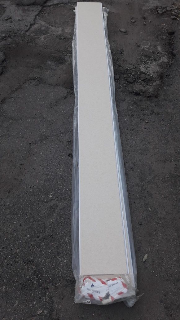 Панель ПВХ  DECOMAX кремовый 4шт 270×25 1шт 90×25