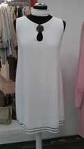 Sukienka Suknia M/38 Trapezowa Ecri Kremowa Tunika Why Not Wesele Krem