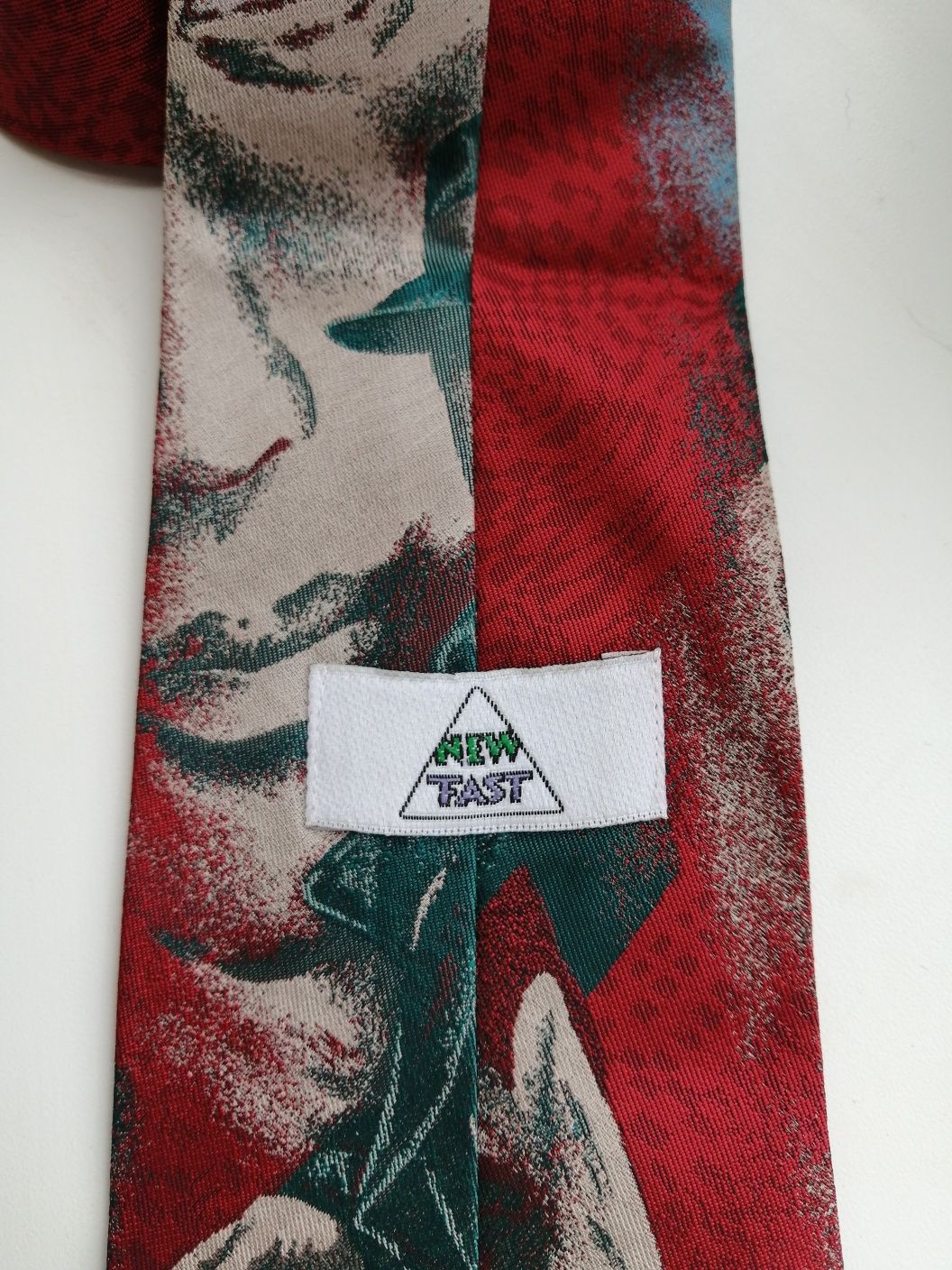 Галстук винтажный с принтом кино мужчина детектив краватка