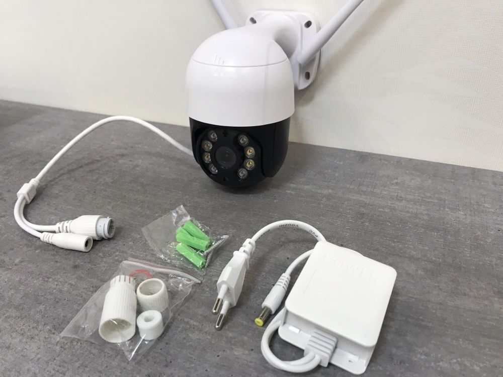 АКЦИЯ ICSee 2Mp Мини поворотная ptz speed dome камера с wifi 2Mp POE