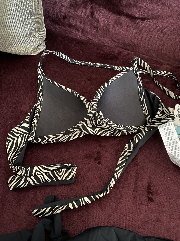 Bikini kostium kąpielowy dwuczęściowy Calzedonia zebra rozmiar S