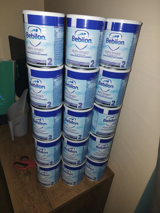 15 sztuk nowych puszek mleka Bebilon Pepti Syneo 2