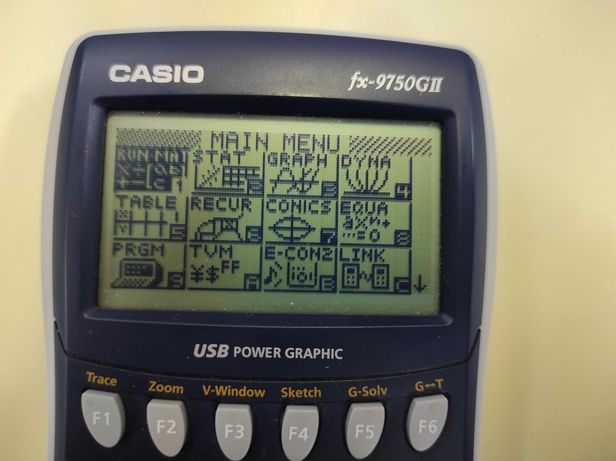 Calculadora Gráfica Casio fx-9750 GII, ideal para Macs