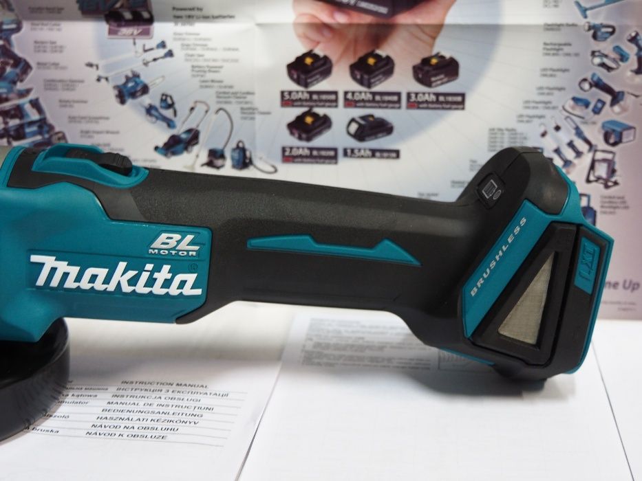 MAKITA DGA 506 szlifierka aku akumulatorowa 18v Dga 504,513,517