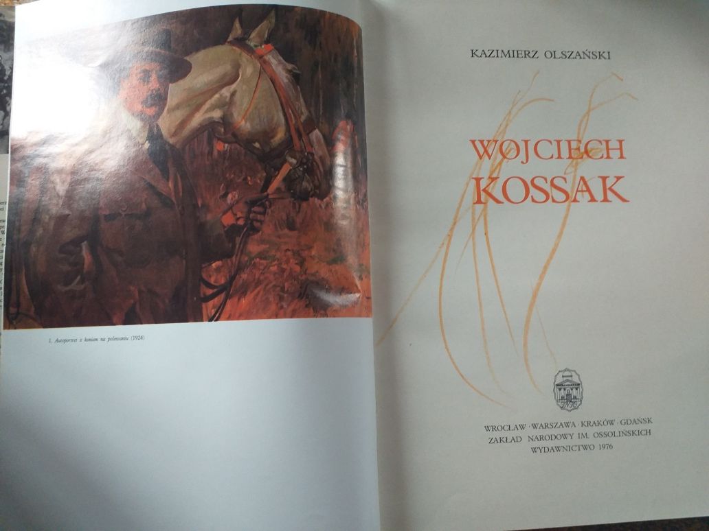 Kazimierz Olszański Wojciech Kossak Ossolineum 1976