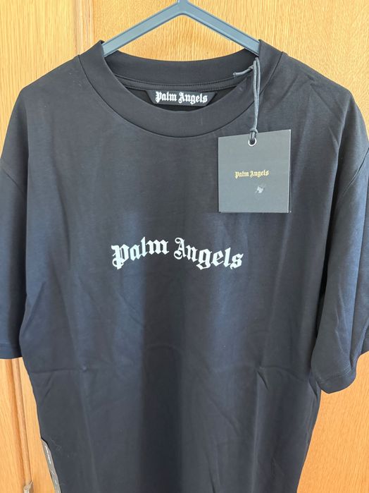 T-shirt Palm Angels com etiqueta