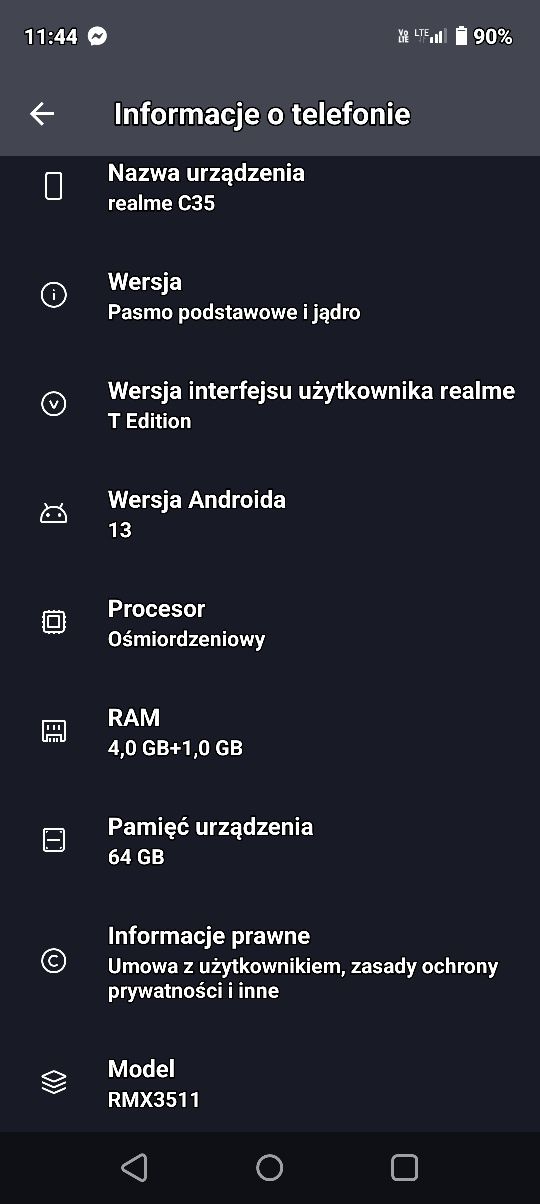 Realme C35 100%sprawny